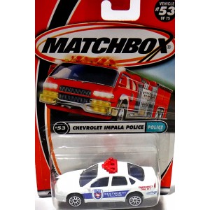Matchbox Wentworth Chevrolet Impala Police Car