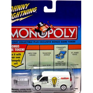 Johnny Lightning Monopoly Electric Company GMC Savana Van