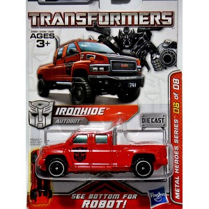 Hasbro Transformers Metal Heroes Series Ironhide GMC Topkick 6500 Pickup Truck