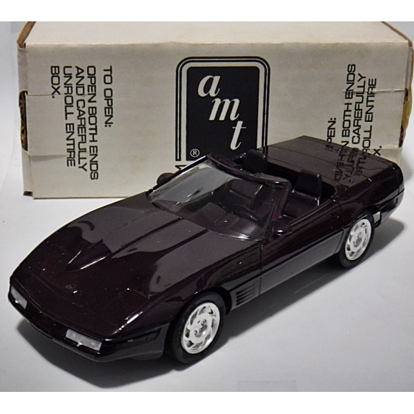 AMT Ertl 1992 Chevrolet Corvette Convertible Black Rose Promo Car 6577 for sale online 