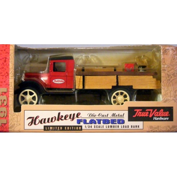 ertl 1931 hawkeye truck bank