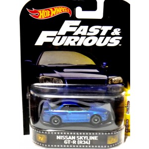 Hot Wheels - Fast & Furious - Nissan Skyline GT-R (R34)