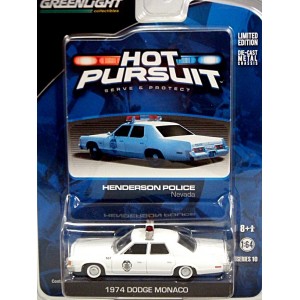 Greenlight Hot Pursuit - Henderson NV 1974 Dodge Monaco Police Car