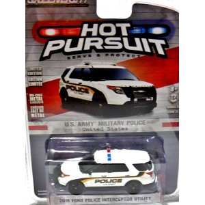 Greenlight Hot Pursuit Series - US Army Military Police Ford Police Interceptor