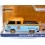 Greenlight Promo - Gulf Racing Hitch and Tow Set - Volkswagen Pickup Truck and Winnie Drop Trailer