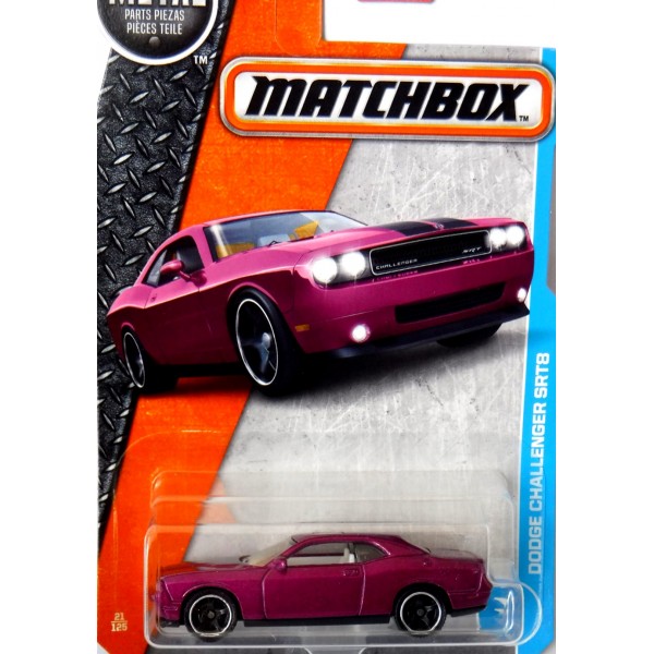 X289 2016 Matchbox Dodge Challenger SRTS Red
