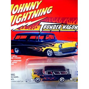 Johnny Lightning Thunder Wagons 1955 Chevrolet Nomad Hot Rod