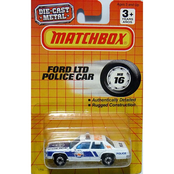 matchbox ford ltd police car