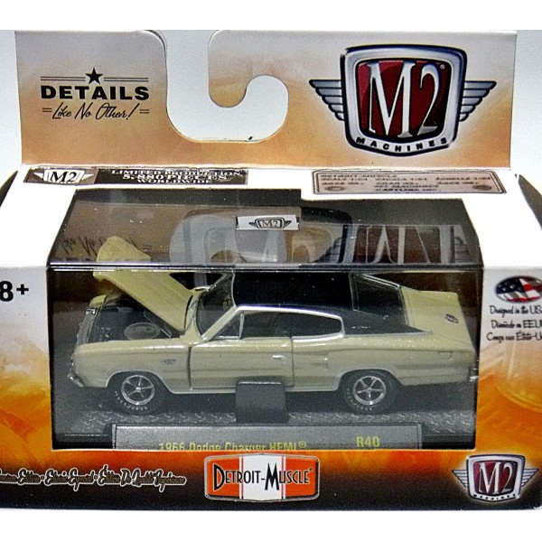 M2 Machines 1:64 Detroit Muscle Release 40 1966 Dodge Charger HEMI 