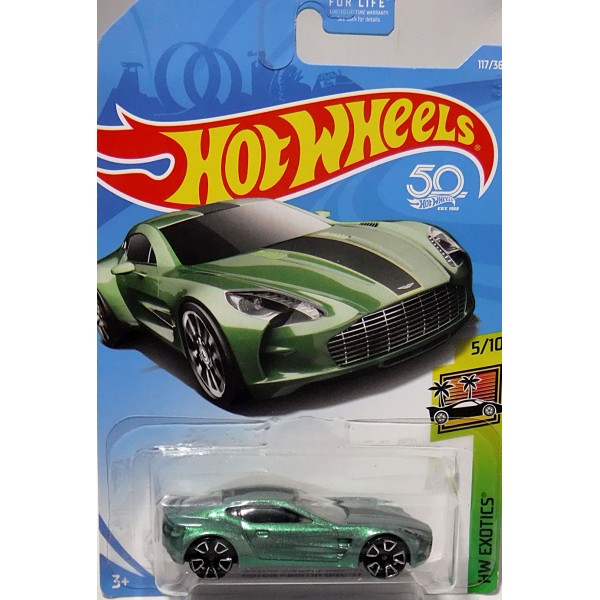 Hot Wheels 2018 Aston Martin One 77 New Collectable Toy Model Car on Short Card