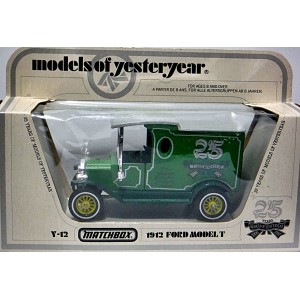 Matchbox Models of Yesteryear 1912 Ford Model T 25th Anniversary Truck