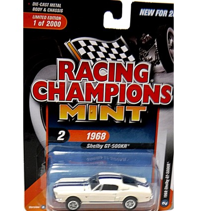 Racing Champions Mint Series - 1968 Ford Mustang Shelby GT-KR500
