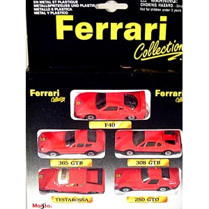 Maisto Ferrari Collection Series - Rare 1:64 Scale 5 Car Set