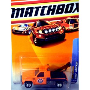Matchbox GMC Tow Truck - City Towing Wrecker