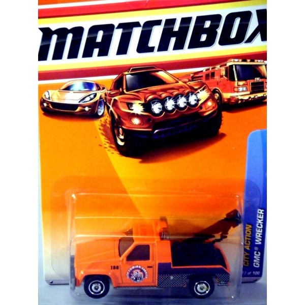 Matchbox GMC Tow Truck - City Towing Wrecker - Global Diecast Direct