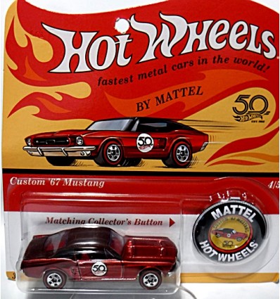 Hot Wheels 50th Anniversary Series - Custom 1967 Ford Mustang Fastback