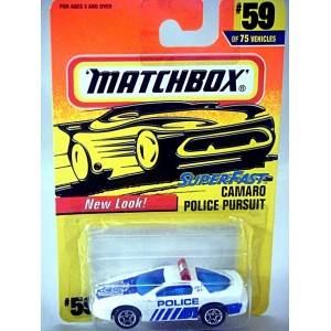 Matchbox Chevrolet Camaro Z28 Police Patrol Car
