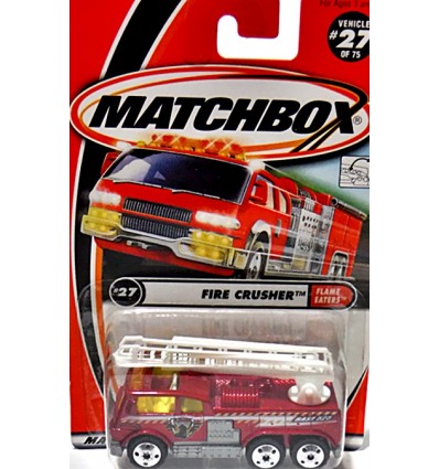 Matchbox Fire Crusher Ladder Truck