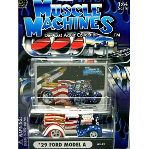 Muscle Machines Stars and Stripes Chase Car - 1956 Ford Thunderbird