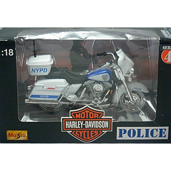 Maisto Motorrad Harley Davidson 2004 Flhtpi Electra Glide Police 1:24 weiss 