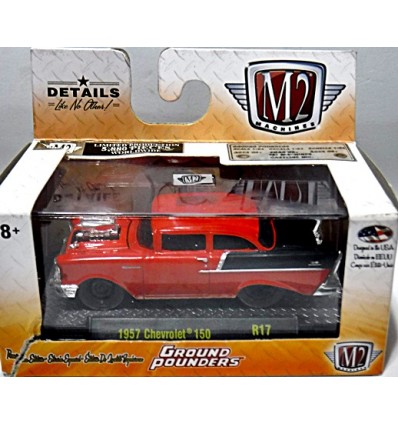 M2 Machines Ground Pounders - 1957 Chevrolet 150 2 Door Post