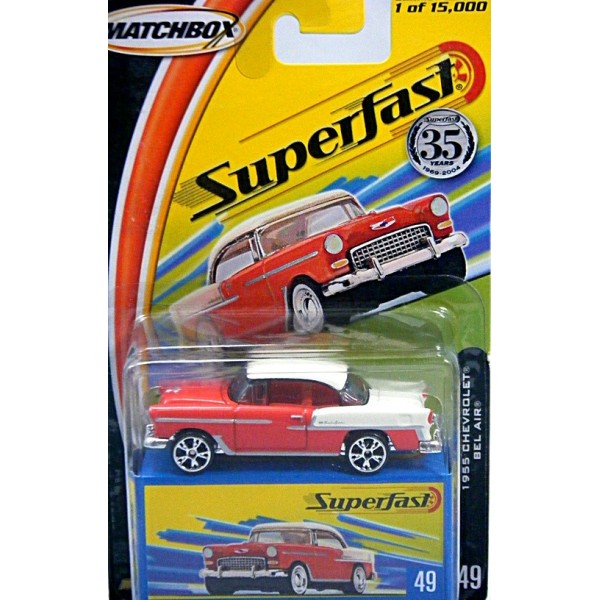 Matchbox 35th Anniversary Superfast -1955 Chevrolet Belair