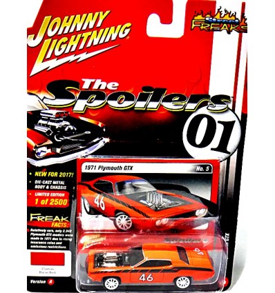 Johnny Lightning Spoilers 1971 Plymouth GTX