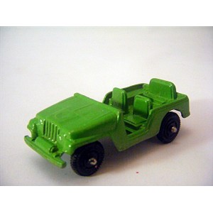 Green Tootsie Toy Jeep