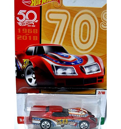 Hot Wheels 50th Anniversary Throwbacks - All American Greenwood Chevy Corvette