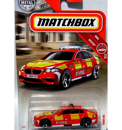 Matchbox - BMW M5 Fire Chief Car