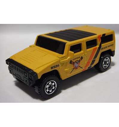 Matchbox Hummer H2 Beach Rescue Lifeguard Truck