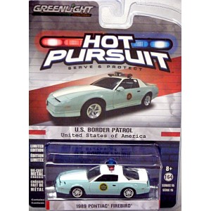 Greenlight Hot Pursuit - US Border Patrol Pontiac Firebird