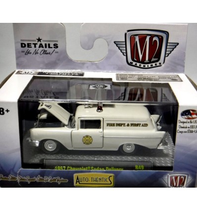 M2 Machines 1957 Chevrolet Fire Department Sedan Delivery
