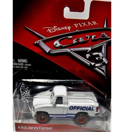 Disney Cars - Kris Revstopski NASCAR Flag Waver Pickup Truck