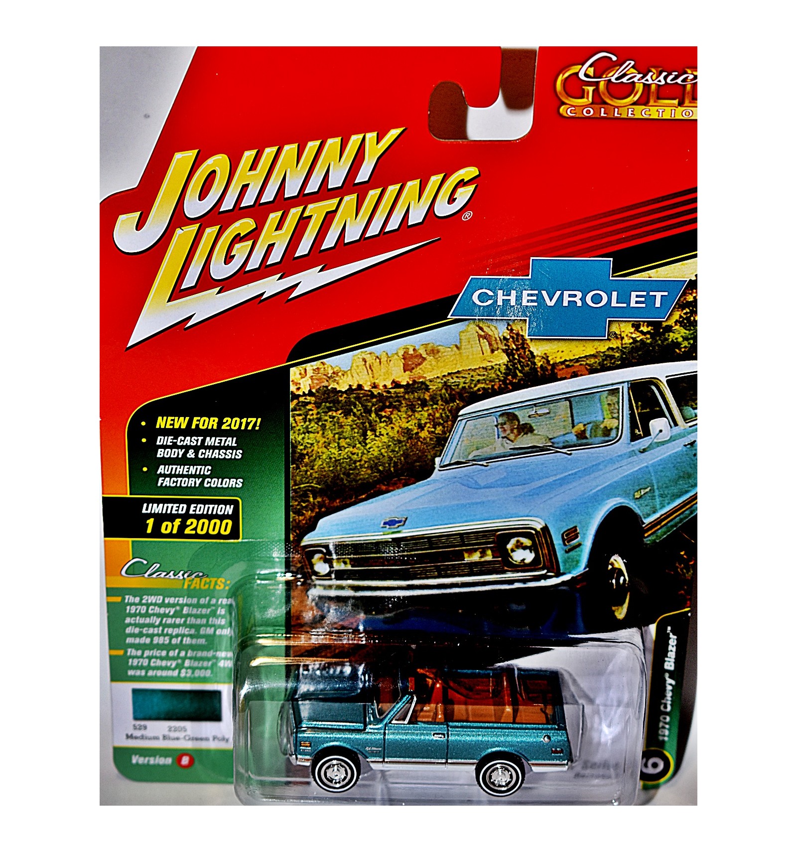 Johnny White Lightning 1970 Chevrolet Blazer Orange Blue Set of 2 Mijo for sale online 