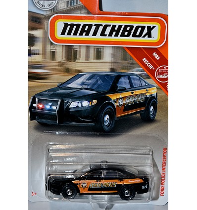 Matchbox - Ford Police Interceptor State Police Car