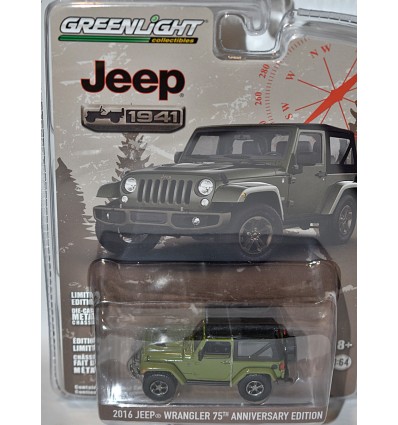 Greenlight Anniversary Series - Jeep 75th Anniversary - Jeep Wrangler