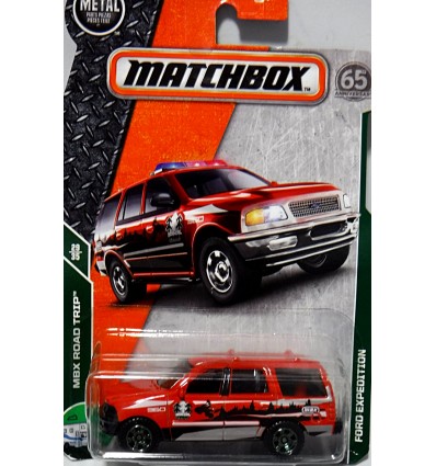 Matchbox Ford Expedition Wildfire Truck - Global Diecast Direct