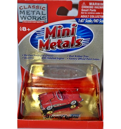 Classic Metal Works Mini Metals - HO Scale - 1958 Chevrolet Corvette