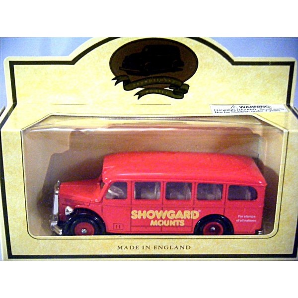 Lledo Promotional Models Showgard Mounts Double Decker Bus Red Made in England