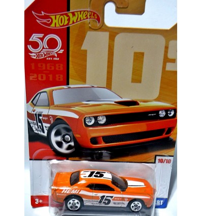 Hot Wheels 50th Anniversary Throwbacks - Dodge Hemi Challenger