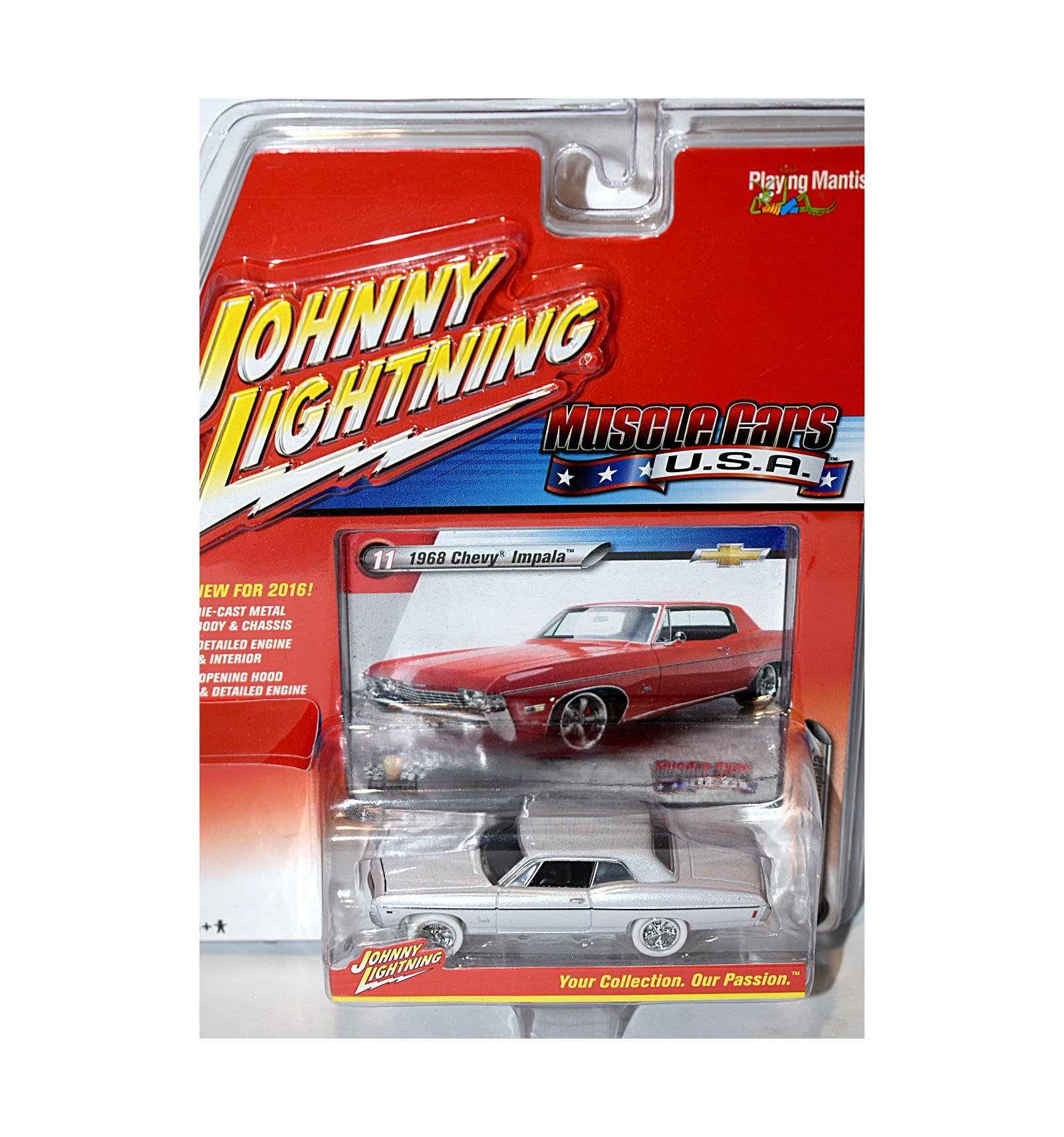 Johnny Lightning Muscle Cars USA - Rare White Lightning - 1968
