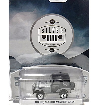 Greenlight Anniversary Series - 1979 Jeep CJ-5 Silver Anniversary Edition