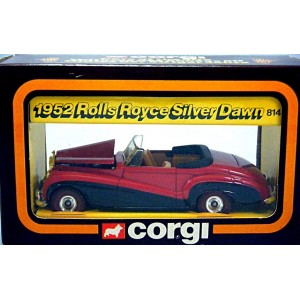  Corgi (C-814) 1952 Rolls Royce Silver Dawn Convertible