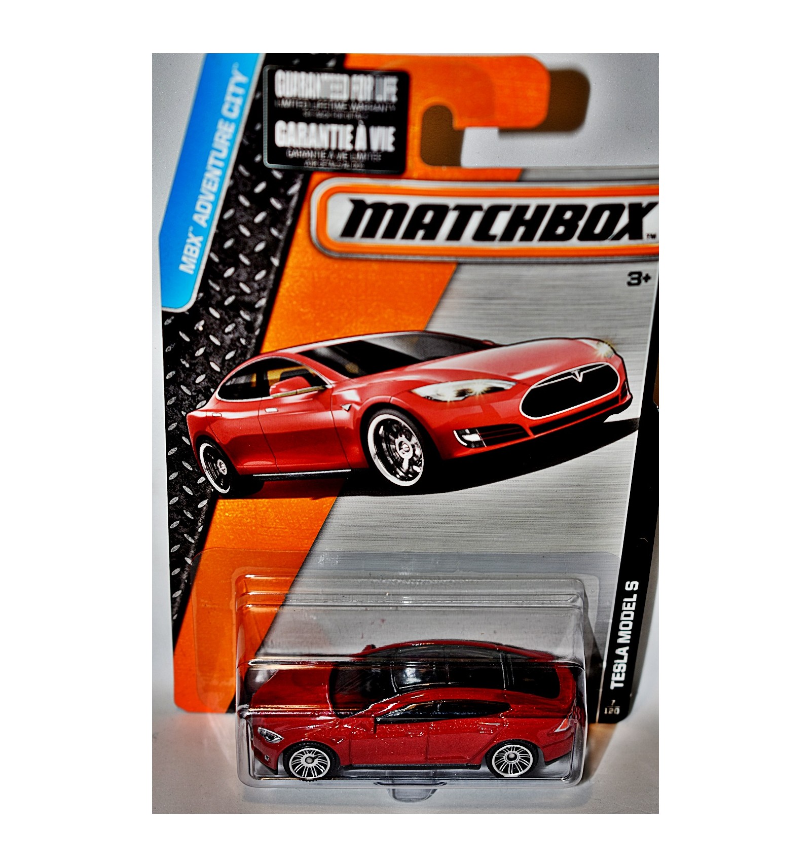 tesla matchbox car
