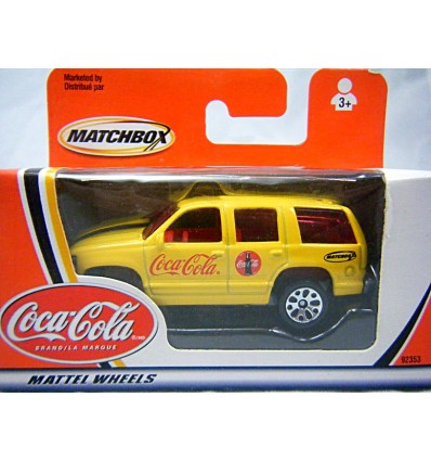 Matchbox Coca-Cola Chevrolet Tahoe
