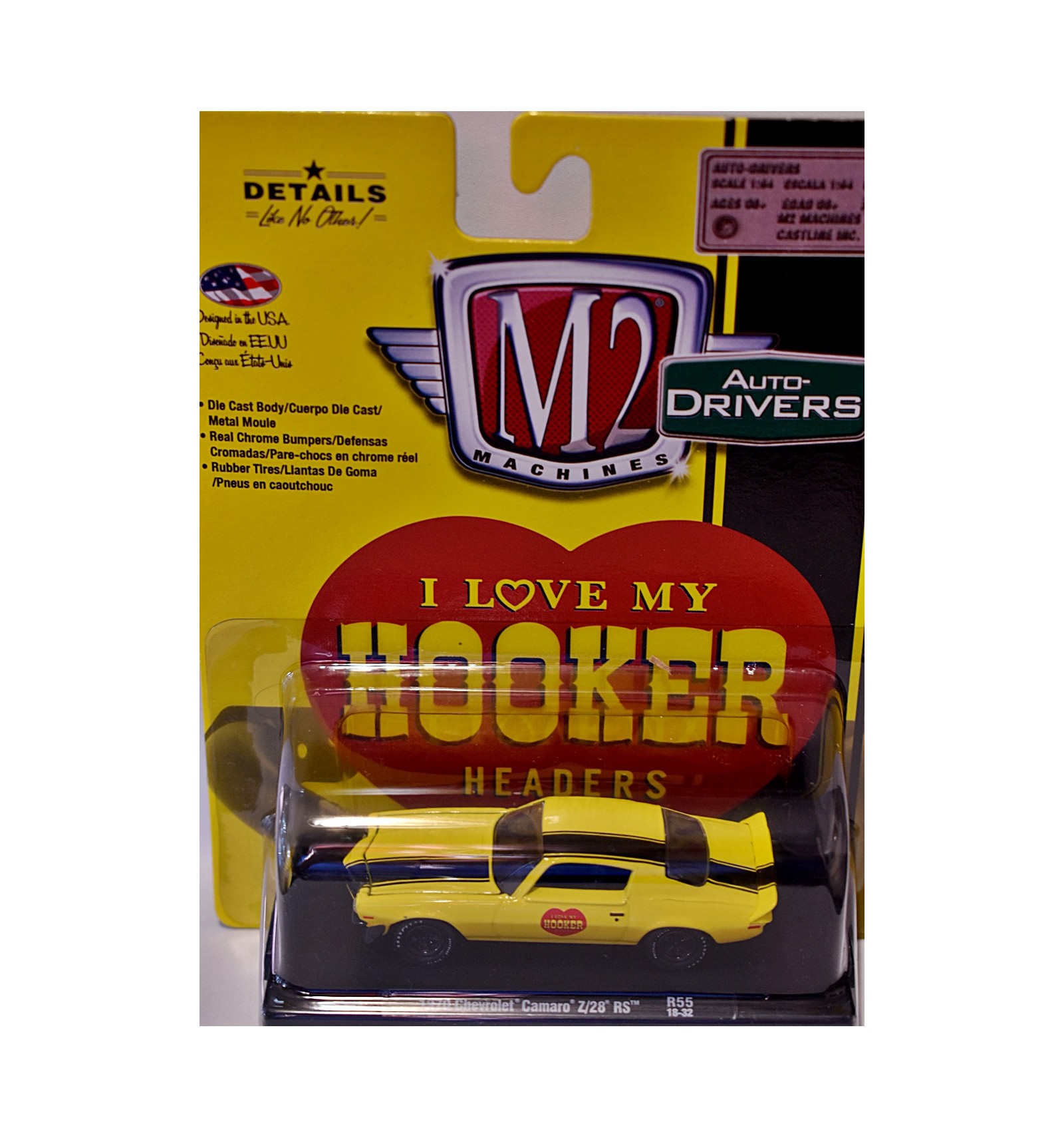 M2 Auto Drivers Series Release 57 Hooker Headers '71 Chevy Camaro SS396