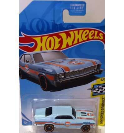 Hot Wheels Gulf Racing 1968 Chevrolet Nova SS