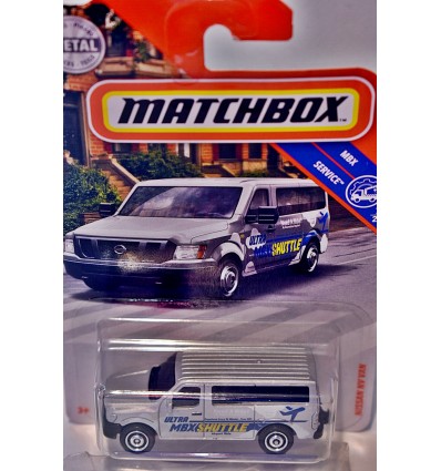 Matchbox Nissan NV Airport Shuttle Van