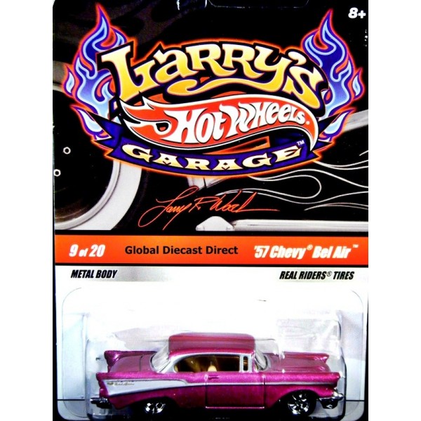 Hot Wheels Larry's Garage 1957 Chevy Bel Air - Global Diecast Direct